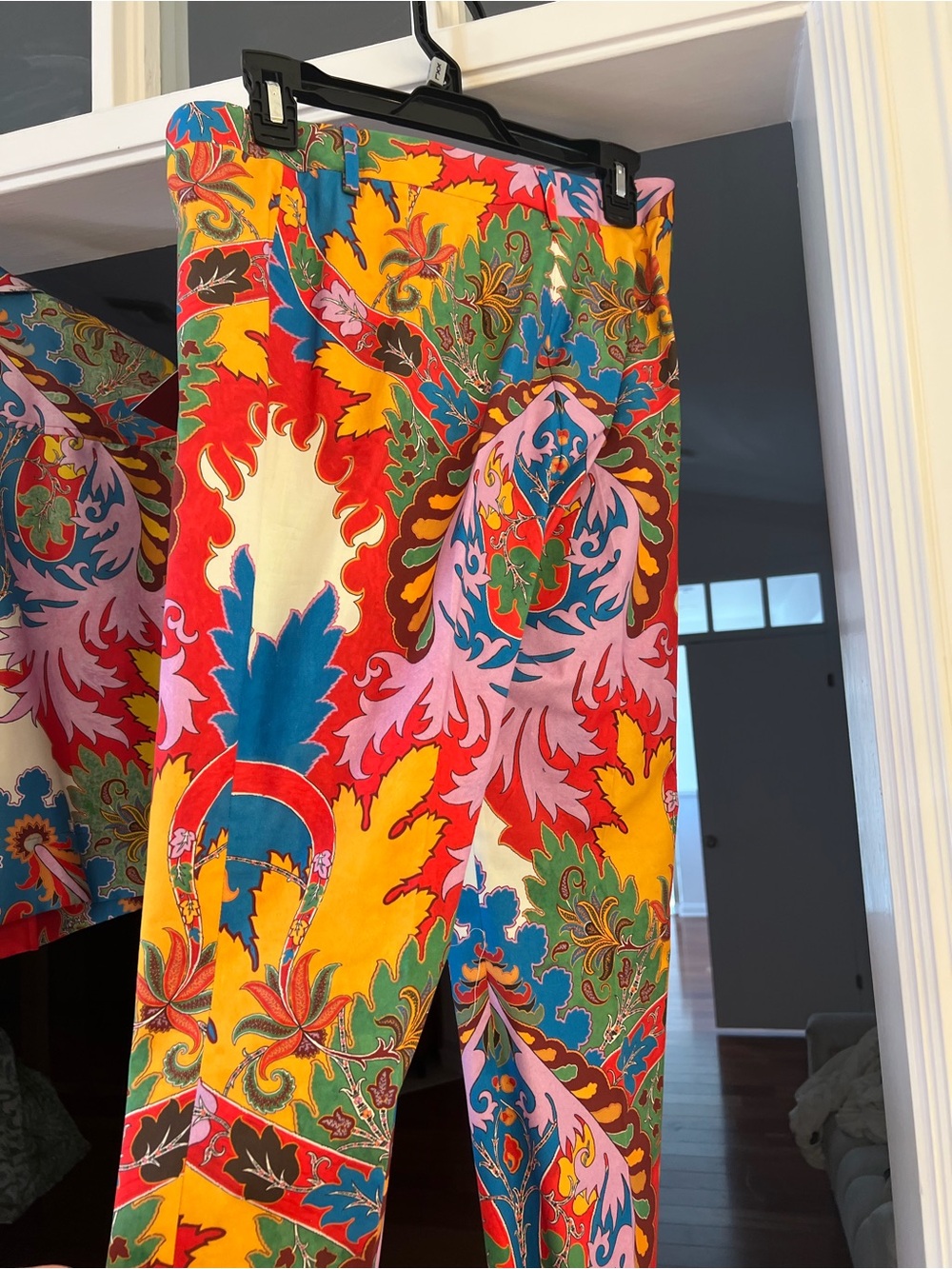 Etro Multicolor Paisley Pants Ankle length size 42